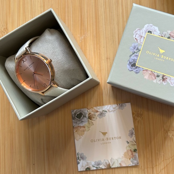 OLIVIA BURTON Rose Gold and Cream Watch main image 5